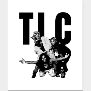 TLC Vintage 90s Posters and Art